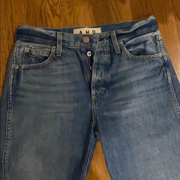 AMO Babe shoe lace bottom Jeans Denim - Picture 7 of 11